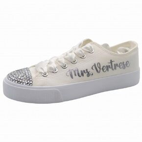 Bride Custom Shoes - Wedding Sneakers customized (10)