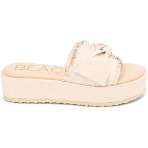 BEACH by Matisse Womens Sunda Platform Slide Casual Sandals Casual Mid Heel 2-3" - Blue