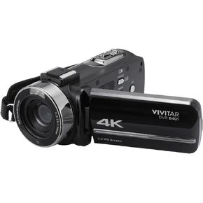Vivitar 4K Digital Camcorder Black DVRE401-BLK-STK-4