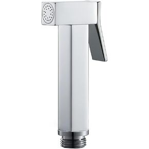 Handheld Bidet Sprayer for Toilet Brass Baby Cloth Diaper Sprayer Square Toilet Sprayer High Pressure Handheld Sprayer Kit for Cloth Diaper Cleaning & Pets Shower,Gold(Chrome)