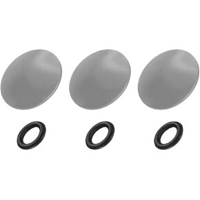 PATIKIL Camera Shutter Button, 3 Pack 10mm Convex Surface Shutter Release Buttons Pure Copper Camera Button for Nikon for Fujifilm for Leica DSLR/SLR, Orange