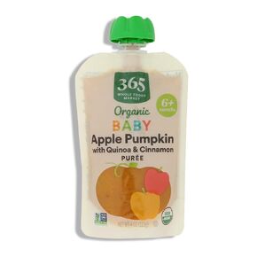 365 by Whole Foods Market, Organic Baby Food Pouch, Apple Pumpkin Quinoa Cinnamon, 4 Ounce