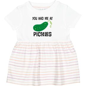 inktastic You Had Me at Pickles Infant Dress