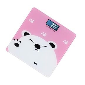 Toyvian Household Electronic Cartoon Scale Multi-Function Weight Managing Scale for Boy Girl Pets Bright Display Safe Material for Accurate Weighing