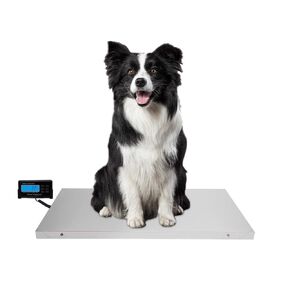Animal Digital Scale, 660lbs Veterinary Scales with LCD Monitor Screen&Power Adaptor, Freestanding Wall Mounted Digital Pet-Scale, Livestock Vet-Scale for Pets Stores, Pet Hospitals