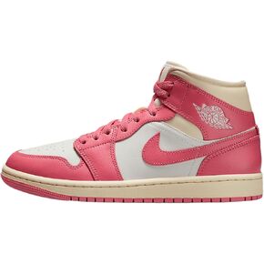 Air Jordan 1 Mid Women's Shoes (BQ6472-109, Sail/Guava Ice/Muslin/Pink Salt)