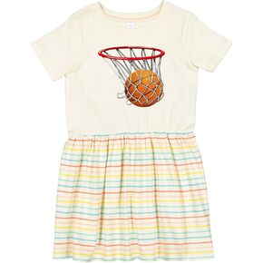 inktastic Basketball Swish Toddler Dress