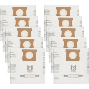 10 pack VF3503 Vacuum Bags Compatible with Ridgid 5 to 10 Gallon Wet/Dry Vacs
