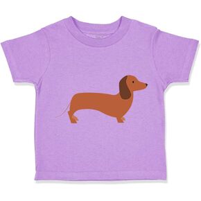 Toddler T-Shirt Dachshund Dog Lover Pet A Cotton Cute Dog Boy & Girl Clothes