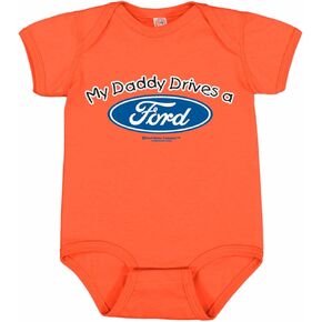 My Daddy Drives a Ford Cars and Trucks Baby Creeper Boys Girls Infant Bodysuit