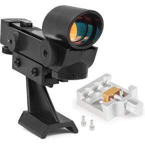 Astromania Middle-Sizes Dovetail with one Screw - Bundle with - Finderscope Starpointer for Astronomical Telescopes
