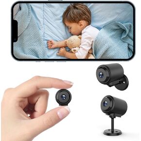 Mini Camera,HD Security Camera WiFi Wireless Cameras,Wireless Surveillance,Motion Detection and Night Vision for Indoor