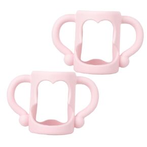 2pcs Silicone Baby Bottle Handle for Newborns Comfortable Grip Easy to Install