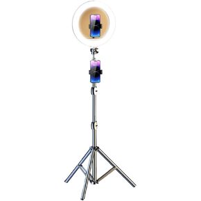 Mobile Phone Live Broadcast Triangle Bracket Fill Light Light a Full Set of Camera Support Frame Selfie Beauty Anchor(D,33 * 170cm)
