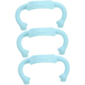 Infant Bottle Grip Silicone Bottle Handle Set (3pcs) Universal Comfortable