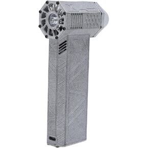 Turbo Fan Blower, 150000RPM Dry Mini Blower Multifunctional 2500mAh for Traveling (Gray)