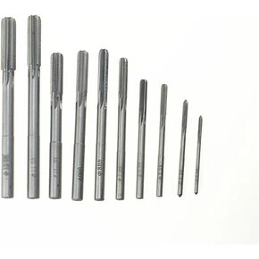 10pcs Cobalt HSS H8 Straight Shank Milling Reamers Set Chucking Machine Cutter Tool 3/4/5/6/7/8/9/10/11/12 Mm