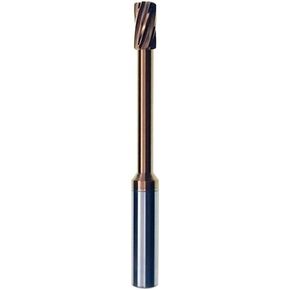 Carbide Reamer Internal Cooling Coated Tungsten Steel Spiral Flute H7 CNC Machine Hole Drilling Tool for Metal Steel Alloy(5.5xD6x12x75-4T)