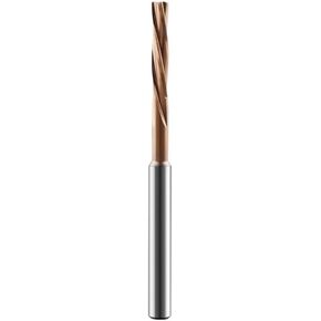 Machine Reamer Left Hand Micro Carbide Spiral Flute Coated PRO CNC External Cooling Aluminum Small Hole Making 1.11mm-1.69mm(1.22xD4x8x15x50-4T)
