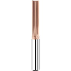 Tungsten Steel Reamer Straight Groove Reamer 2 3 4 5 6 7 8-20mm H7 Hardened Steel CNC Tool Metal Cutter Carbide Machine Reamer(Straight Coating,3x50)