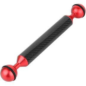 BGNing Diving Buoyancy Arm, Diving Carbon Fiber Tray, Diving Tray Buoyancy Aquatic Extension Holder for Action Camera Underwater Photography (D20mm 6inch Red)