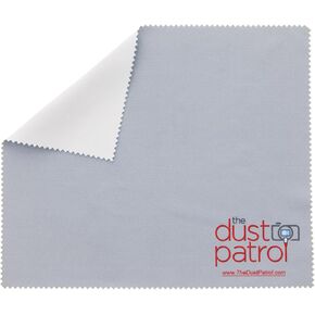Micro Fiber Lens Cleaning Cloth Grey/White (15x18cm)