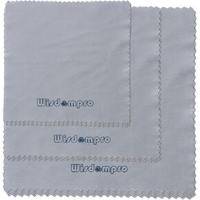 Wisdompro 12-Pack 4.75 x 4.75 Inches Microfiber Cleaning Cloth for Camera Optical Lens, Glass, Cell Phone, iPad, Tablet, Laptop, LCD TV, Computer Screen, Monitor and Other Device Surface