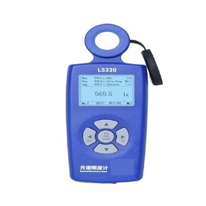 Light Meters, LS330 Spectral Illuminance Meter Luxometer Light Meter Digital CCT UVI CRI Ra Lx FC Flicker Frequency
