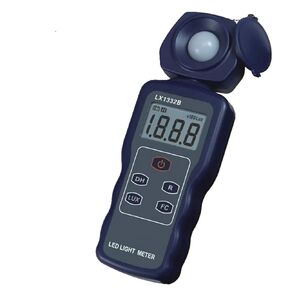 Light Meters, Illuminance Meter, Solar Irradiance Meter Measurement Peormance Light Meter Digital Handheld Ambient Temperature Measuring Instrument,