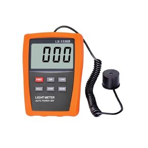 Light Meters, LX1336B LCD Digital Lux Meter 10-200000 cd/m2 Light Meter Linear UV Brightness Detector for Eye CRT TV LED Screen Data Hold