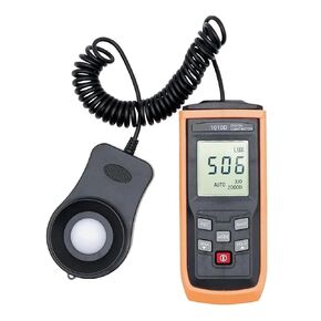 Light Meters, Handheld Digital Light Meter LCD Fotometro Photography Luminometer Max Min 0-200000 LUX Photometer Illuminance Tester luxometro