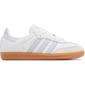 Adidas Samba Og Womens Shoe White Halo Blue Gum (6.5 Men/7.5 Women)