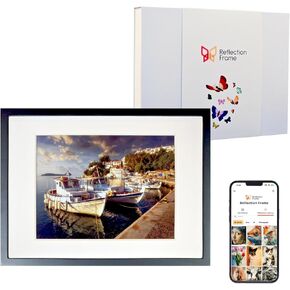 Reflection Frame Digital Picture Frame, ePaper 13.3" Display, E Ink Spectra 6, 8" x 10.5" Picture Size, Tap-to-Print Technology, Black