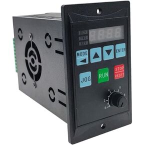 Frequency Converter Inverter RS485 1.5KW Add Motor Driver 0.75KW MCU Single Phase Input 220V 3-Phase Output 0.4KW 1500W(1500W)
