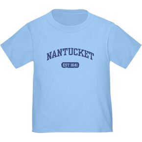 CafePress Nantucket EST 1641 Toddler T Shirt Cute Toddler Graphic Tee, 100% Cotton