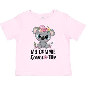 inktastic My Gammie Loves Me Granddaughter Bear Toddler T-Shirt