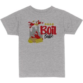 Boil Babe Cajun Crawfish Toddler Kids T-Shirt