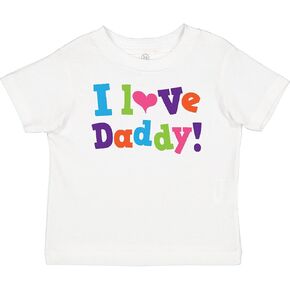 inktastic I Love Daddy Girls Baby T-Shirt