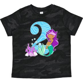 inktastic Second Birthday Mermaid Toddler T-Shirt