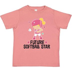 inktastic Future Softball Star Girl Toddler T-Shirt