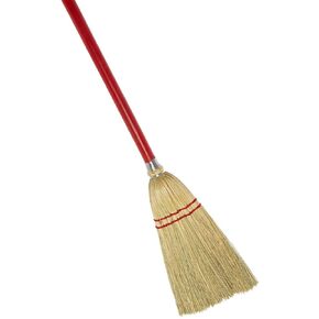 Magnolia Brush - 461 All Corn Lobby or Maid's Cart Broom with 24" Handle