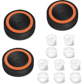 Astromania 1.25 Inch Dust Caps Set - Bundle with - Anti-Vibration Suppression Pads Telescope Mounts