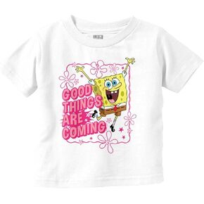 Spongebob Good Things are Coming Toddler Boy Girl T Shirt