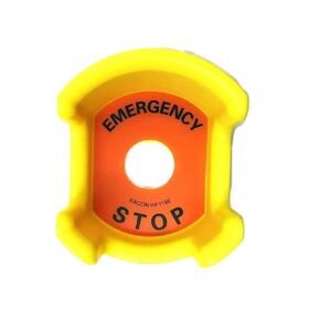 ZUC 22mm Emergency Stop Push Button Switch Protection Seat Button Cover Anti False Dust Protection Cover Emergency Stop Protection