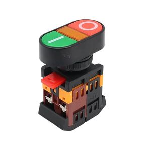 APBB-22-25N Self Reset Start-Stop Double Pushbuttons Switch NO NC with LED Lamp 22mm(12V)