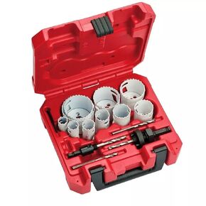 15 PC 49-22-4175 لـ Milwaukee Girance Dours Hole Hole Hole Saw Kit