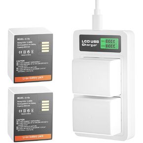 2 Packs Compatible with Arlo Pro 3 Battery, A-4a Battery Charger Bundles Compatible with Arlo Pro 4 3 5S Ultra Ultra 2 Camera VMA5400 VMC4040P VMC4060P