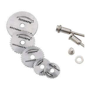 7Pcs Cutting Discs Set for Rotary Tools Mini Circular Blades with Shank for Wood and Cutting Precision Rotary Tool Accessories
