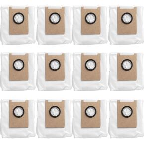 Neutop Replacement Dust Bags Compatible with eufy E20, Robot Vacuum Parts Accessories Disposable Bags, 12-Pack.