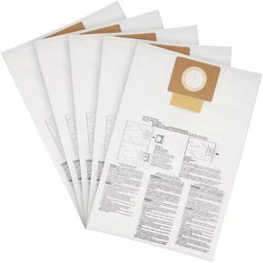 49-90-1979 Fleece Dust Bags (5PK) are compatible with the Milwaukee M18 FUEL 6 Gallon Wet/Dry Vacuum (0910)